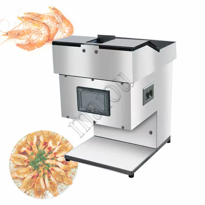 

Small Intelligent Shrimp Cutter Shrimp Removal Line Equipment Fast Shrimp Cutting And Back Opening Machine