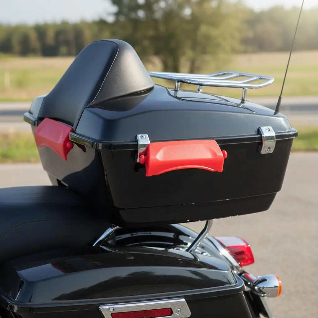 4 個のツアーパックトランクラッチヘビーデューティーバイクパックラッチスタイリッシュなデザインオートバイアクセサリーに安全にフィット