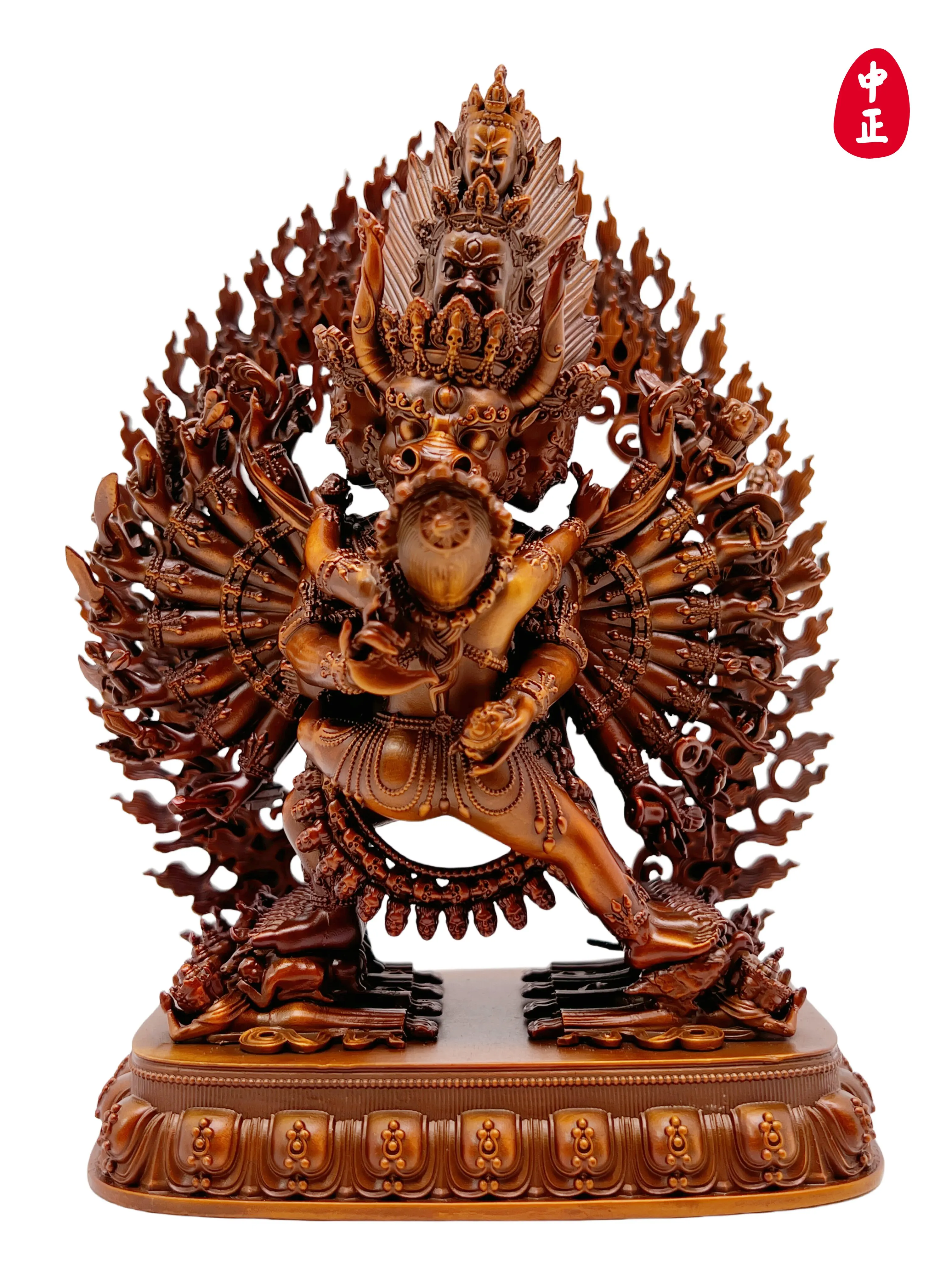 [Special offer] Double-body Dawei 15 cm red copper can provide customized services for dirty painting and face painting