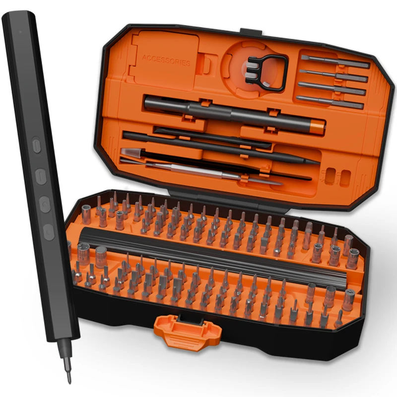 Professional 62 in 1 Precision Magnetic Screwdriver Set S2 Steel Bits Tool Kit for Mobile Phone Tablet Camera Repair Service