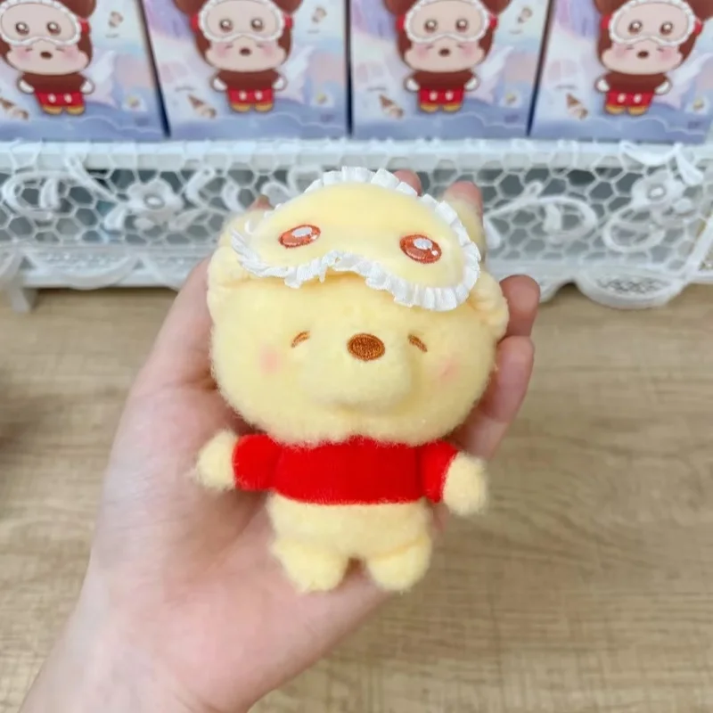 ดิสนีย์ของแท้กล่องตาบอดมินิฟิกเกอร์-ชุดนอนคาวาอิซีรีส์มิกกี้ มินนี่ จูดี้ตุ๊กตาจี้ตกแต่งเซอร์ไพรส์ของขวัญลึกลับของเล่น