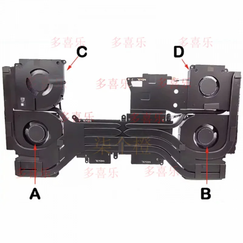 EE جديد لـ dell Alienware 18 Area-51 2025 A24727 مروحة باستثناء المشتت الحراري #1