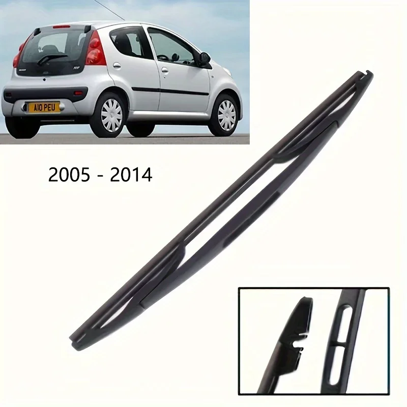 

For Peugeot 107 2005 - 2014 12" Rear Wiper Blade Windshield Windscreen Clean Tailgate Window Car Rain Brush
