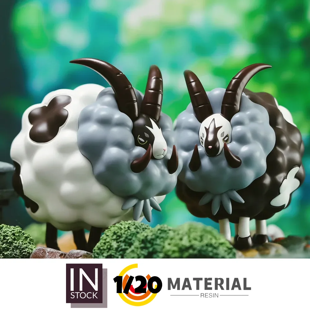 [IN STOCK]  1/20 Resin Figure [T1] - Whimsicott & Wooloo