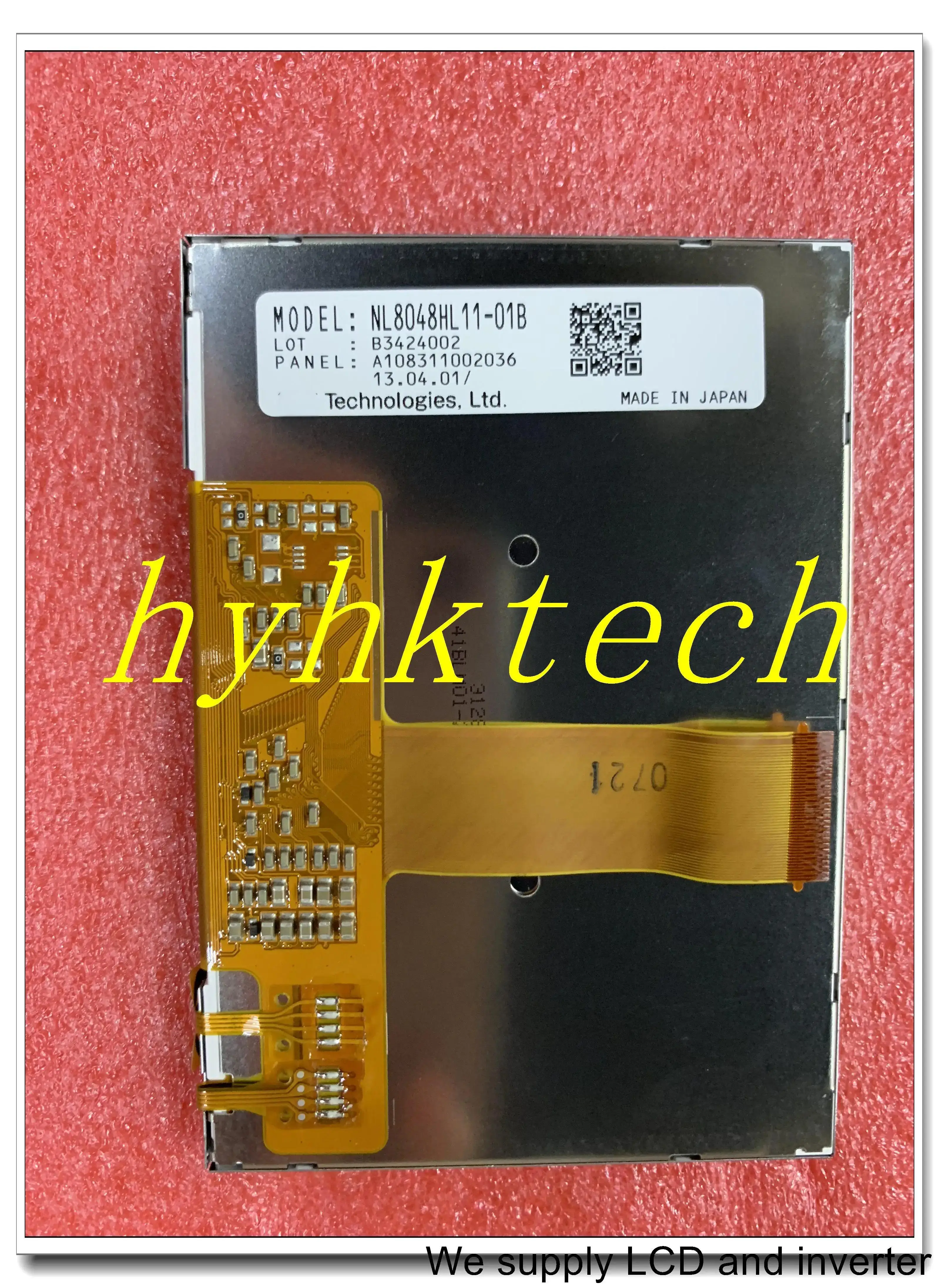 Original NL8048HL11-01B  4.1 Inch LCD Screen 800*480 TFT Panel Fully Tested with Extended Warranty