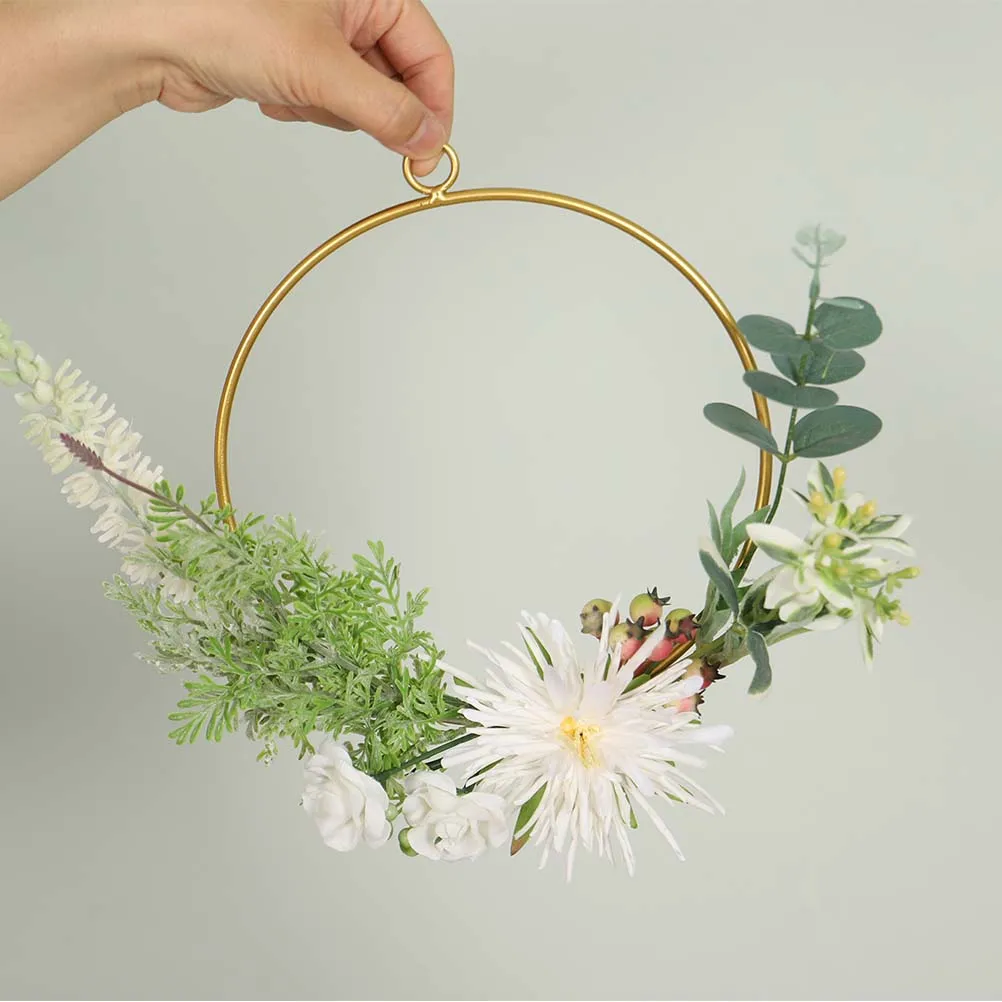 

Garland Flower Flower Garland Artificial Fake Flower Garland Garland Iron Hoop Beautiful Garland Garland Decor