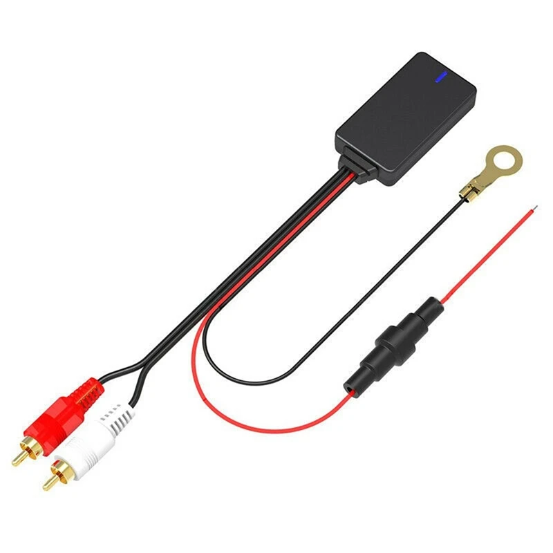 

2Pcs Wireless Bluetooth Module 5.0 Radio Stereo Audio Cable 2RCA Connector Music RCA AUX Adapter Car Bluetooth Receiver