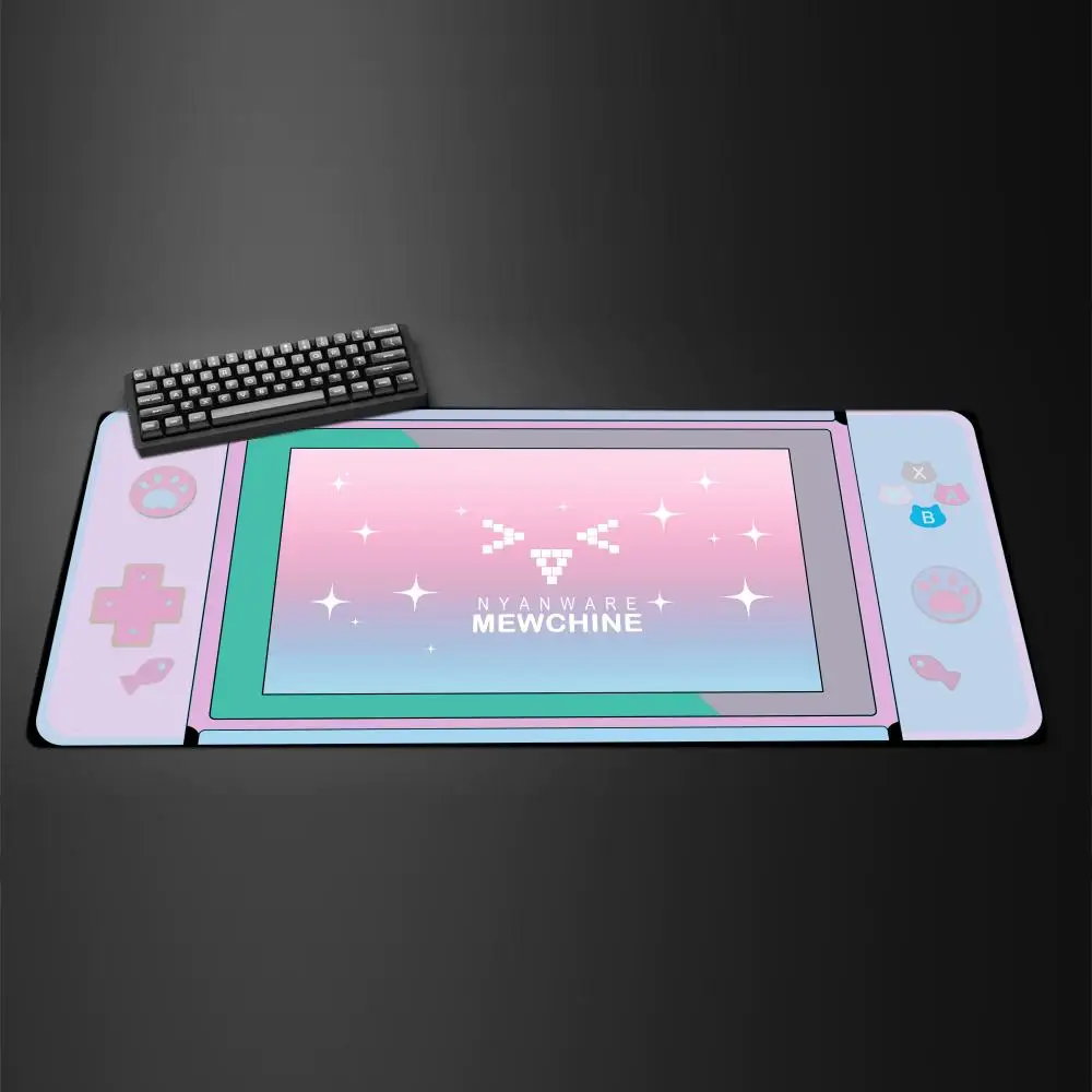 Cartoon Game Console Muismat 900X400 Mm Grote Gaming Muismat Toetsenbord Gamer Rubber Anti-Rimpel Anti-Slip bodem Bureau Mat