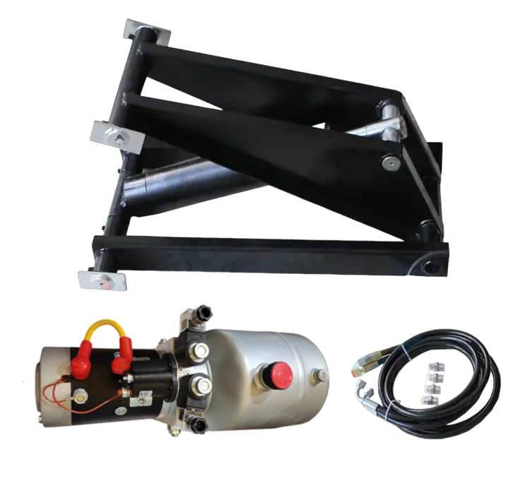 Design custom Trailer Hydraulic Scissor Hoist Kit Truck Hydraulic Cylinder Scissor Hoist Lift