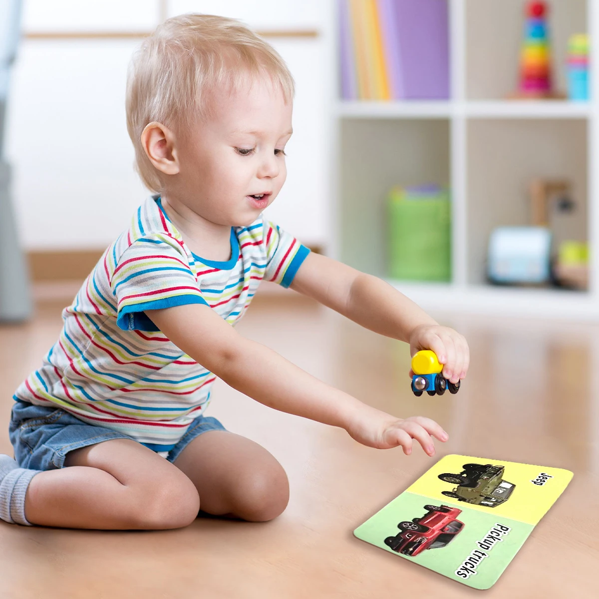 유아용 알파벳 플래시 카드, 6 개의 만화 애니메이션 책 한 상자, 유아용 학습 교육 장난감, 유치원 선물 장난감