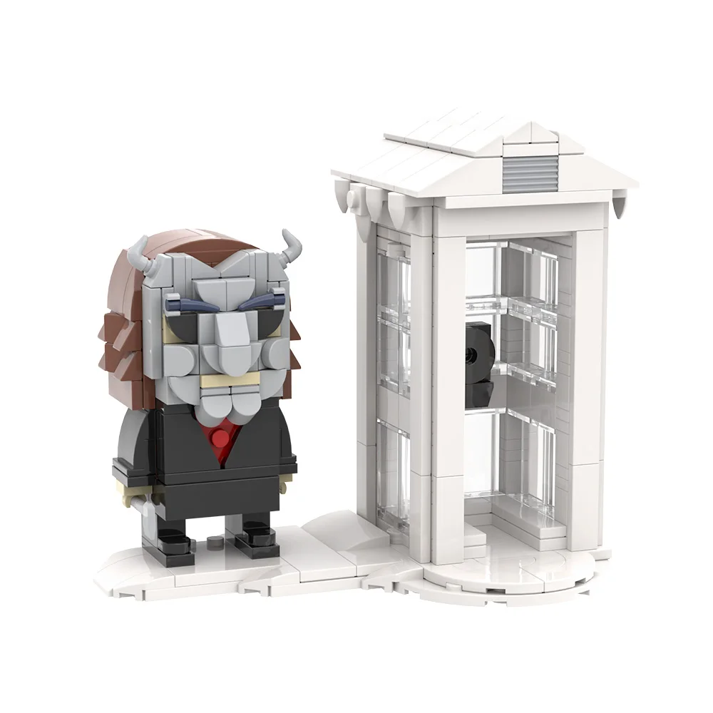 

MOC The Black Phone Building Blocks Horror Movie Killer Figure Telephone Booth Bricks Toy Adult Gift