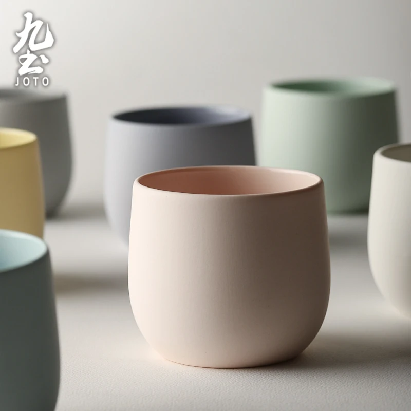 JOTO Multi-color Macaron Colors Teacups CHR0648