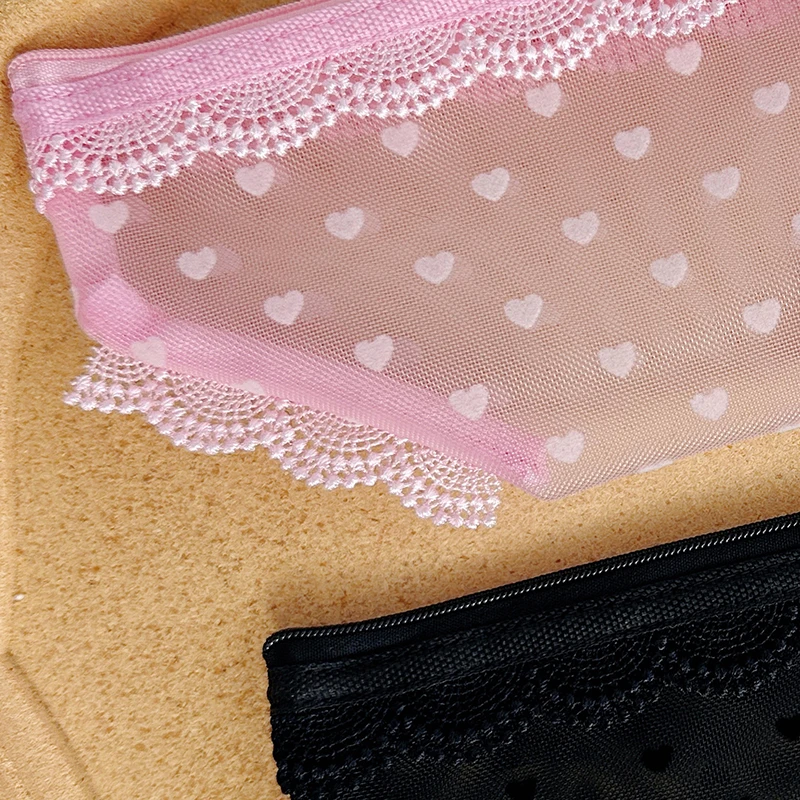 Briefs Shape Travel Cosmetic Bag Fashion Mesh Toiletry Bag Makeup Storage Pouch Clear Zipper Cosmetic Bag