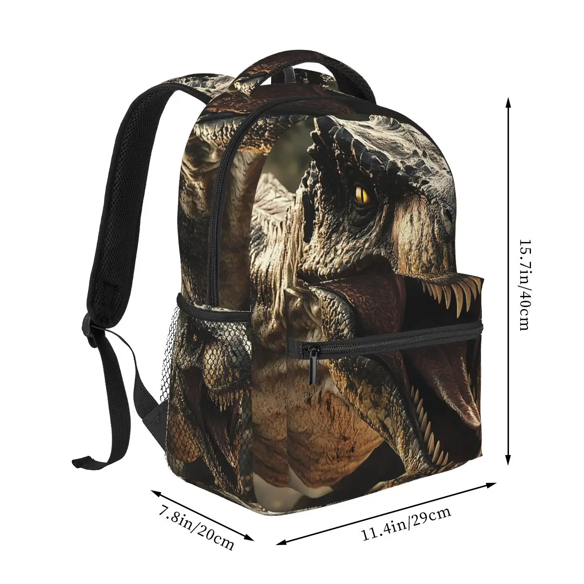 Roaring T-Rex Jungle Dinosaur Backpack Hot Sale Daypack Large Capacity Boys Girls BookBag School Bag Shoulder Bags for Men Women