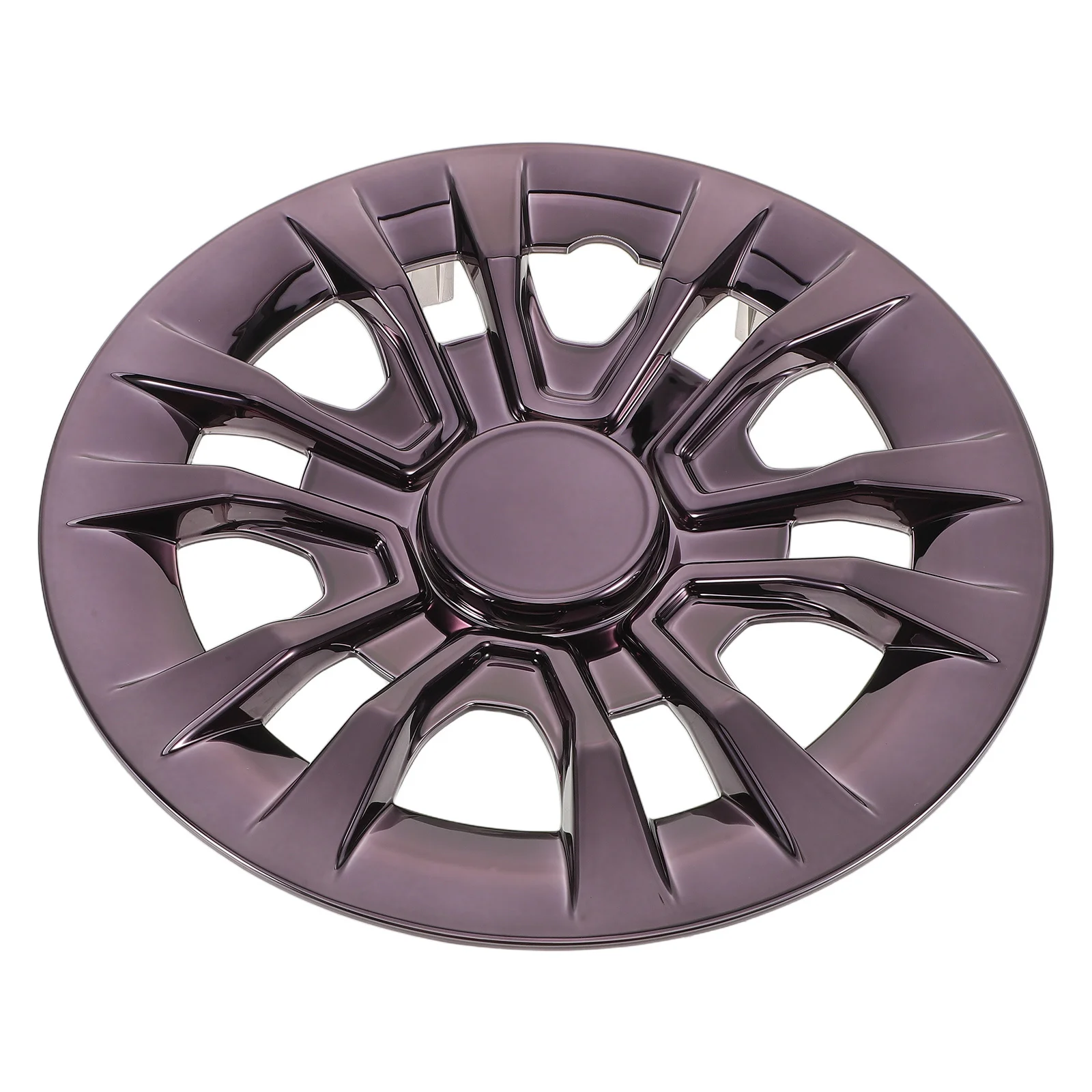 قبعات مركز عجلة عربة الجولف باللون الأسود مقاس 8 بوصة أغطية حافة مزخرفة أغطية محور أغطية عجلات خارجية واقية للسيارات #6