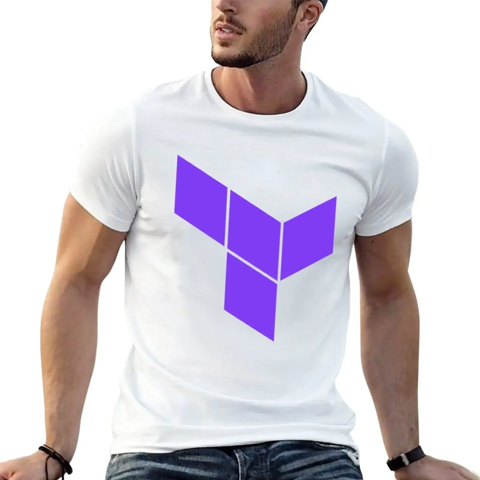 New Terraform T-Shirt oversized t shirt tees Short sleeve funny t shirt designer t shirt men