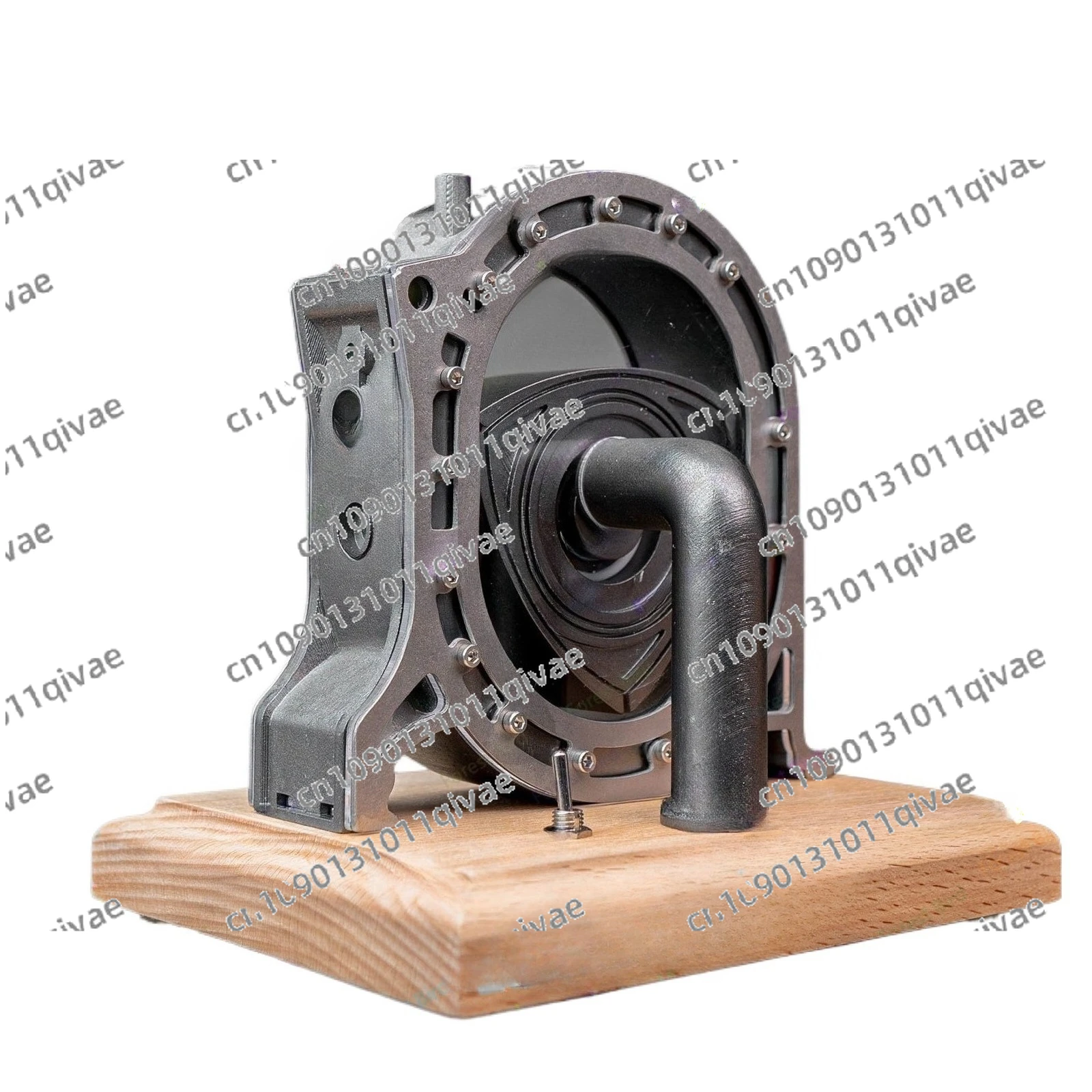 Motore a rotore modello motore Wankel girevole acciaio inox scrivania Motore a rotore modello motore Wankel girevole acciaio inox scrivania