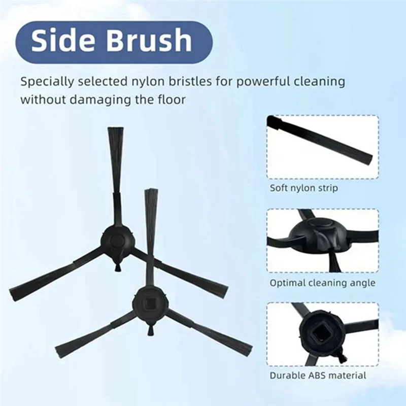 ABVI-27PCS For Tefal X-Plorer Serie 75 S+ RG8597 Vacuum Accessories Main Roller Side Brush Hepa Filter Mop Cloth Dust Bag