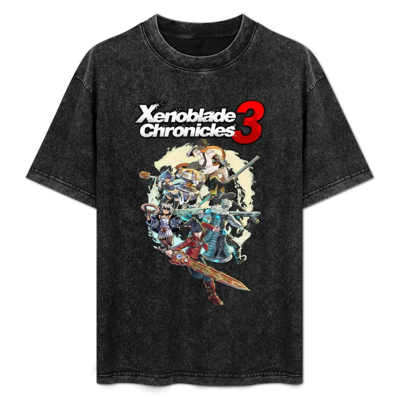 Xenoblade - Chronicles 3 All Times of Game T-Shirt heavyweights customizeds anime men workout shirt