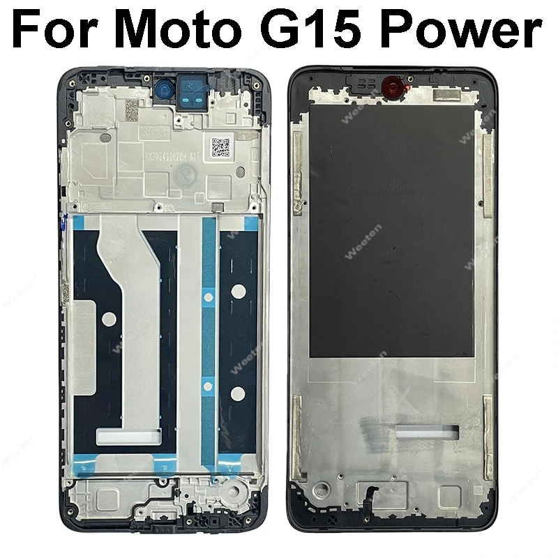 LCD Screen Middle Frame LCD Plate Panel Frame Housing Cover For Motorola Moto G04 G05 G14 G24 G24 G34 G54 G84 G15 G35 G45 Power