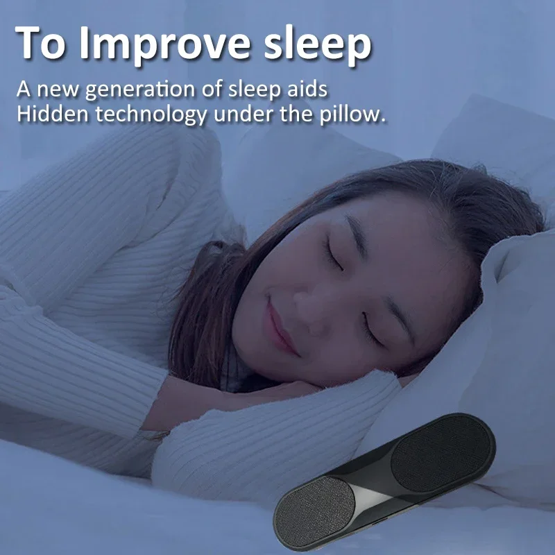 

Wireless Bluetooth Sound Improve Sleep for Travel Home Support TF Bone Conduction Sleep Speaker Box Stereo Bass Under Pillow