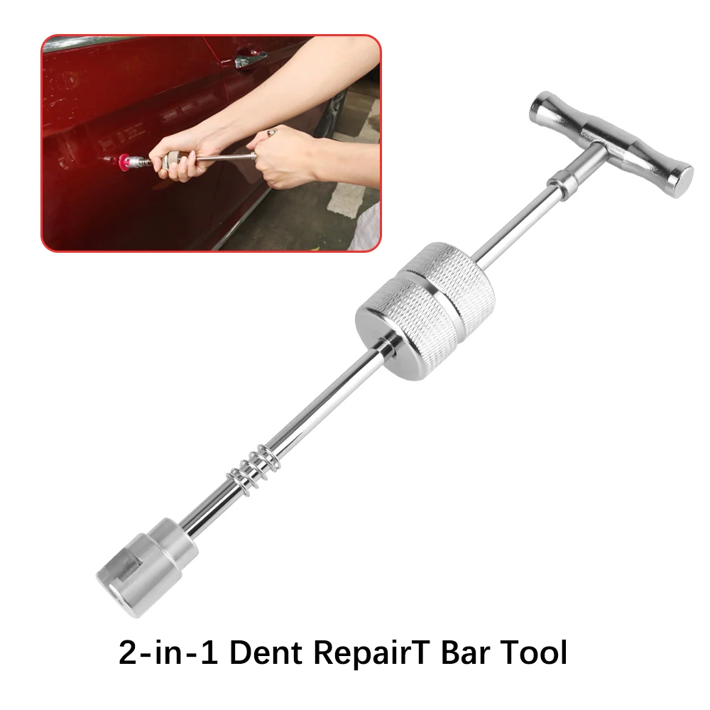 Auto Body Repair Dent Puller Tool Kit Super PDR Metal Slide Hammer Reverse Hammer Car Dent Repair Tools Glue 1pcs Glue Puller