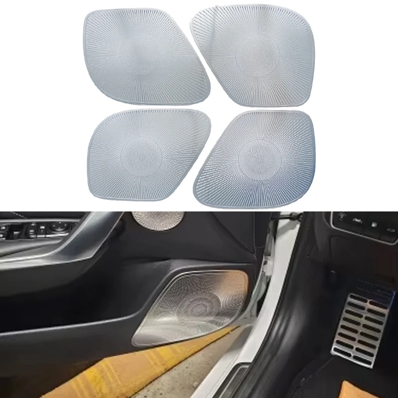 

Крышка громкоговорителя для внутренней двери, накладка, совместимая с KIA Stinger 2018 2019 2020 2021 2022 2023 2024 LHD RHD