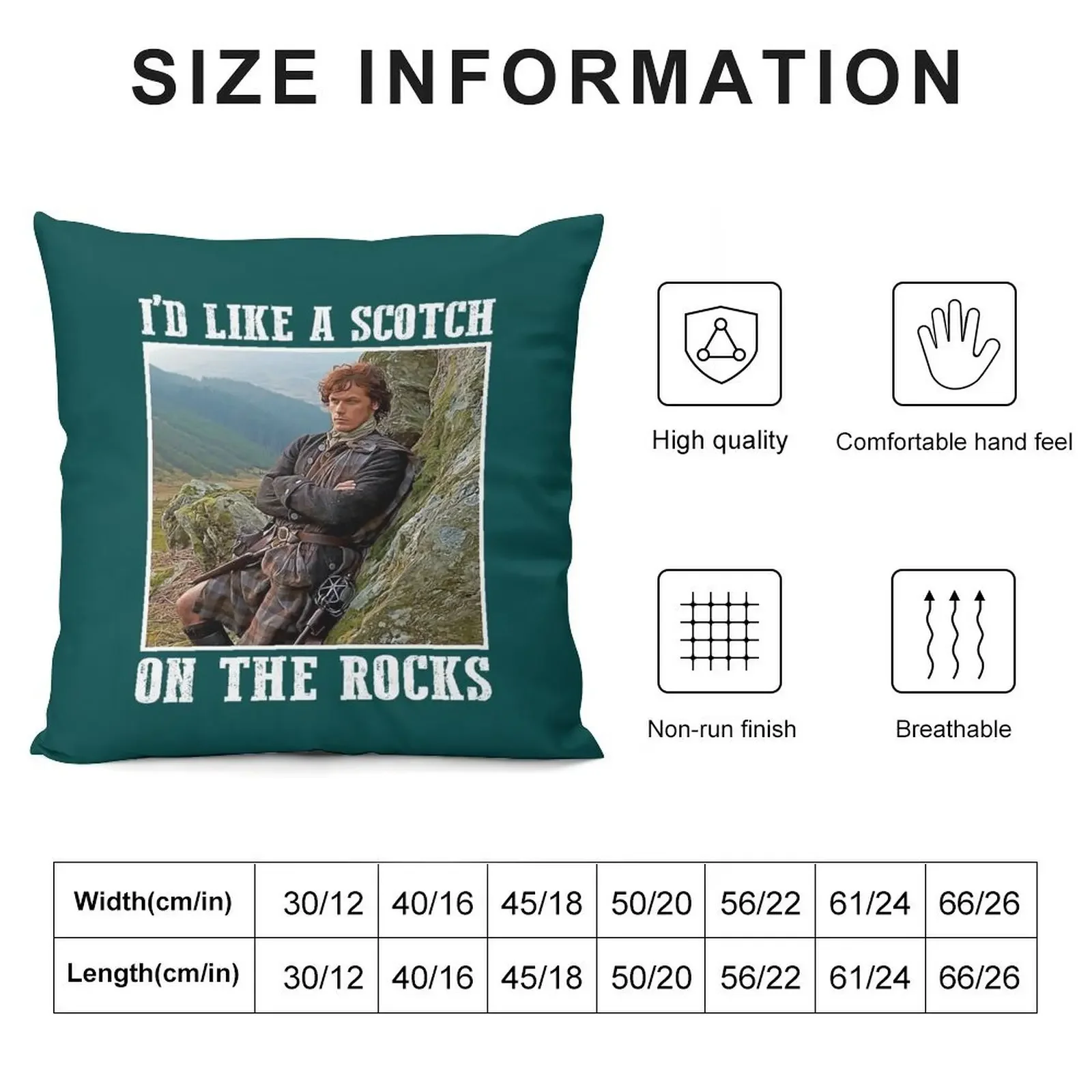 I'd Like a Scotch on the Rocks Outlander Throw Pillow Sofa Cushions Cover autumn pillowcase christmas decorations 2025 pillow