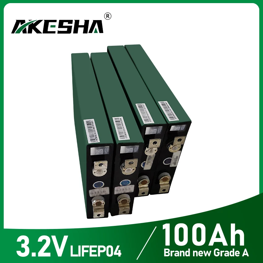 LiFePO4 Battery 12V 100Ah Grade A Rechargeable Lithium Iron Phosphate Battery For 12V 24V 48V RV Boat Solar System