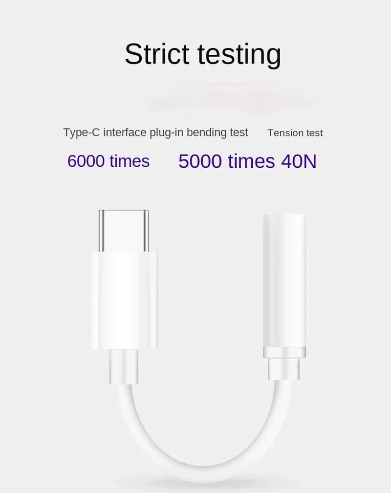 Adattatore per cavo intrecciato da USB-C tipo C a Jack da 3.5mm cavo per cuffie adattatore per cavo Audio Aux per Xiaomi Huawei per smartphone