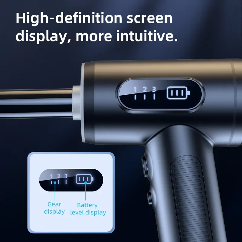 50000RPM Car Vacuum Cleaner Handheld Powerful Pump Mini Cordless Cleaner Super Strong Robot Wireless Vacuum Cleaner And Blower