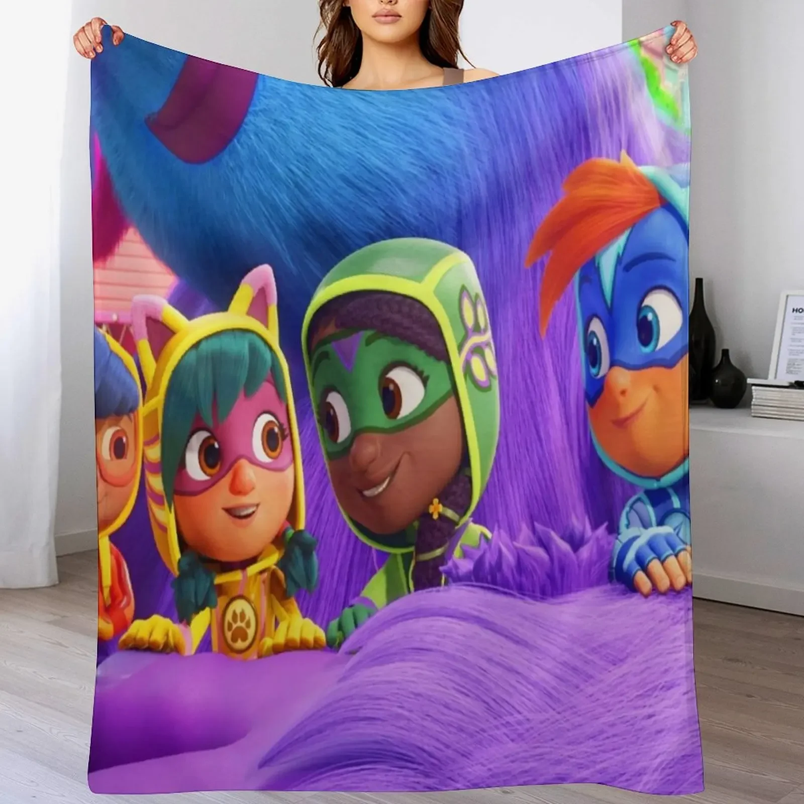 

Action Pack Gift For Fans action pack birthday Throw Blanket Decorative Sofas Sofa Throw Thin Retros Blankets