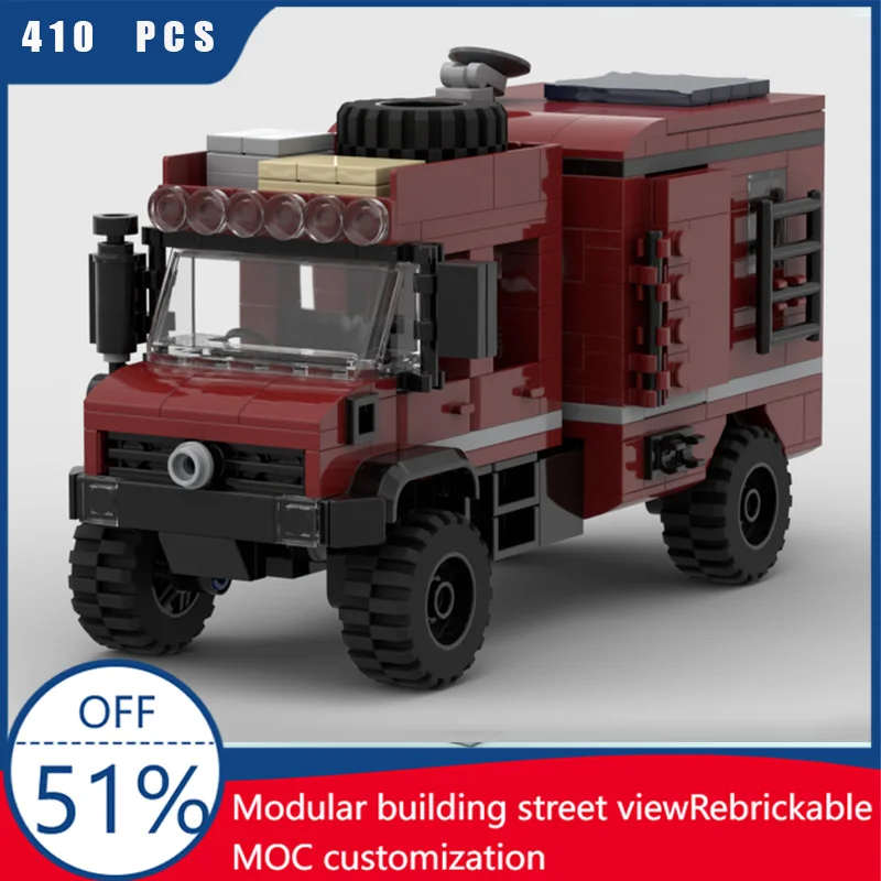 

Новинка, 410 шт., MOC, городская транспортировка, роскошная модель кемпера с двойной кабиной, изготовленные на заказ головоломки, кирпичи, сделай сам, креативная сборка, детская головоломка, рождественский подарок