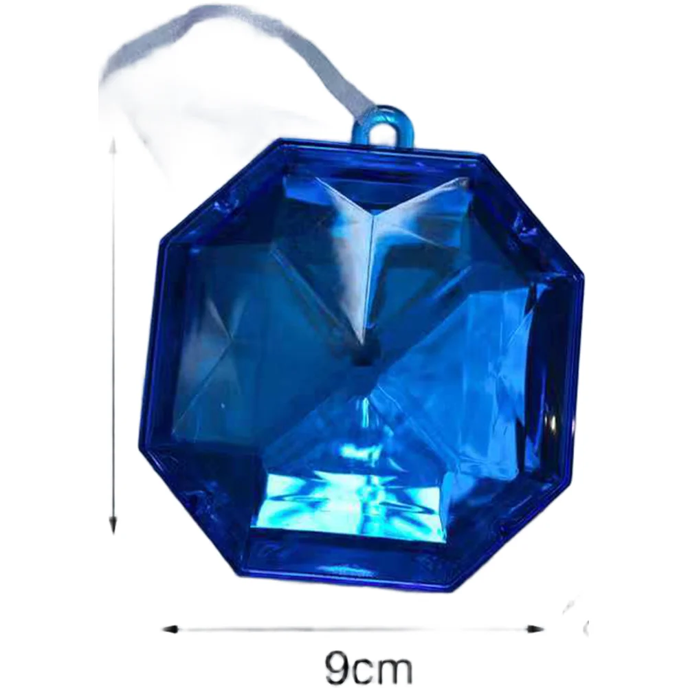 Starry Azure Christmas Tree Ornament Simulated Plastic Gemstone Holiday Ornaments Christmas Tree Hanging Pendant
