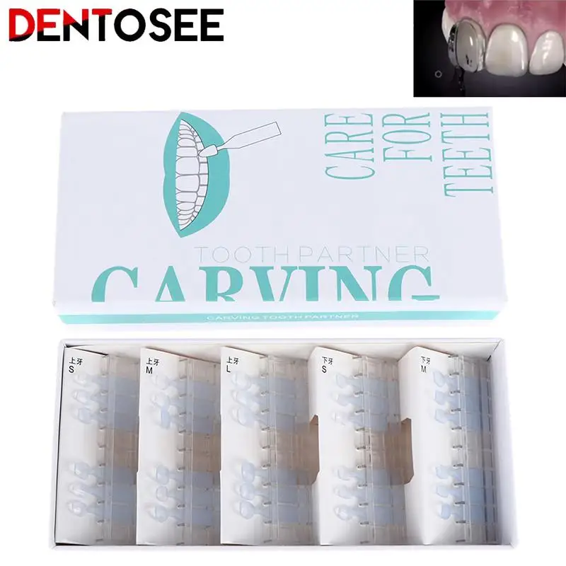 

30Pcs Dental Mould For Composite Resin Light Cure Filling Anterior Front Veneers Teeth Dentist Material Tooth Whitening Tool