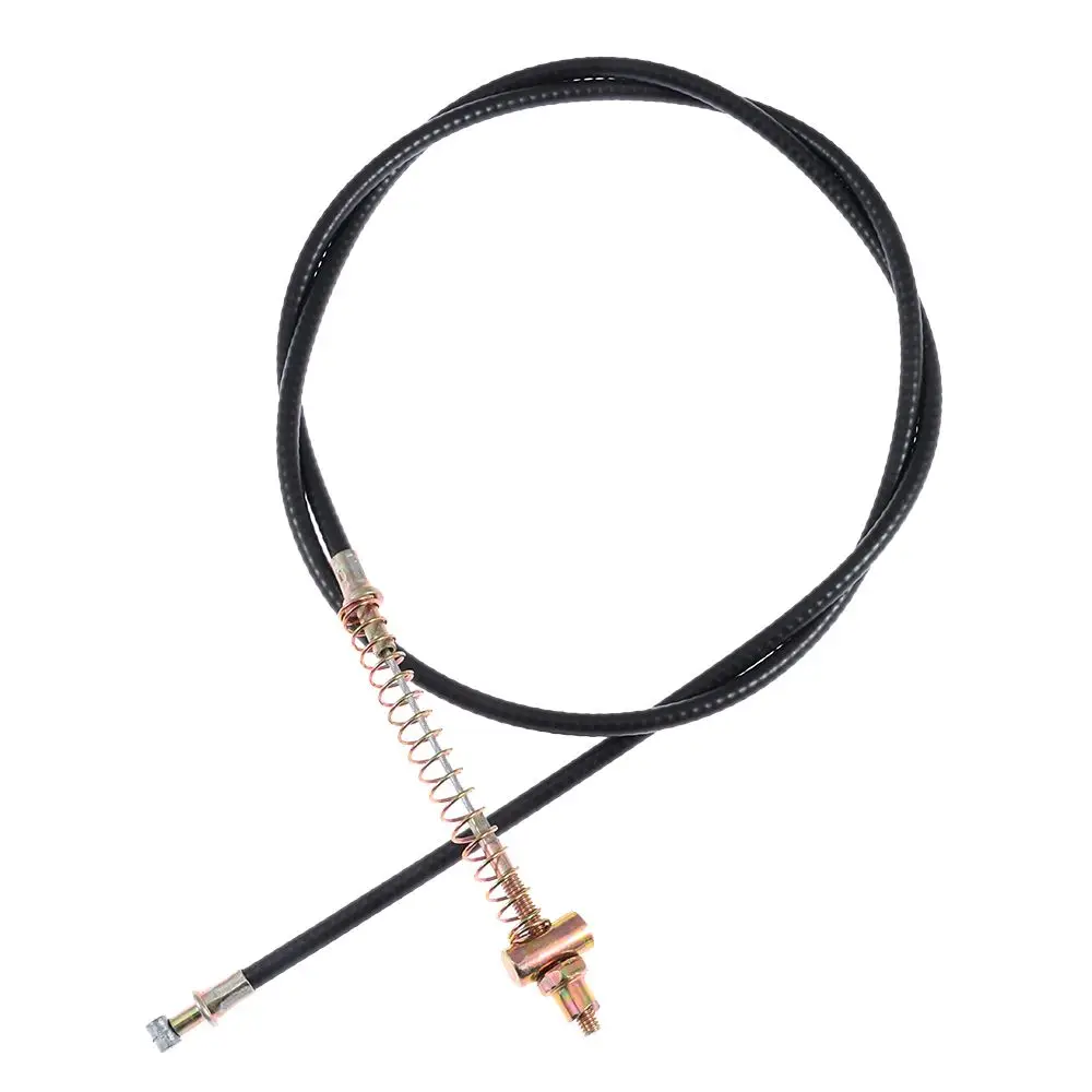 

Прочный черный передний тормозной трос 1,35 м из нержавеющей стали с пластиковым покрытием, золотистый, для мотоцикла