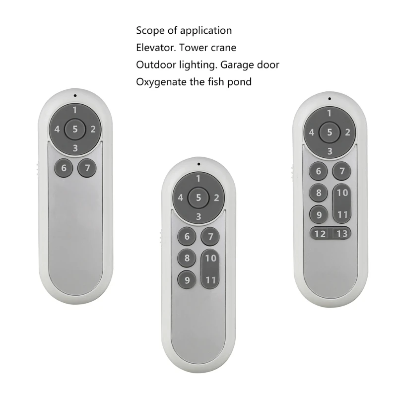 433mhz Gate Opener Remote Wireless Learning Code Remote Controllers Remote Control 7/11/13 Button Garage Remote Control