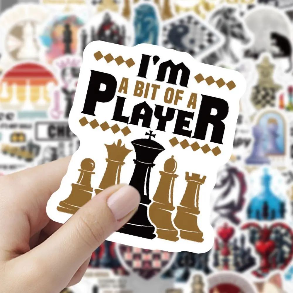60 Chess Stickers for Board Games, Laptops, Fridges, Desks, Chairs, and Phone Case Decorations view 6