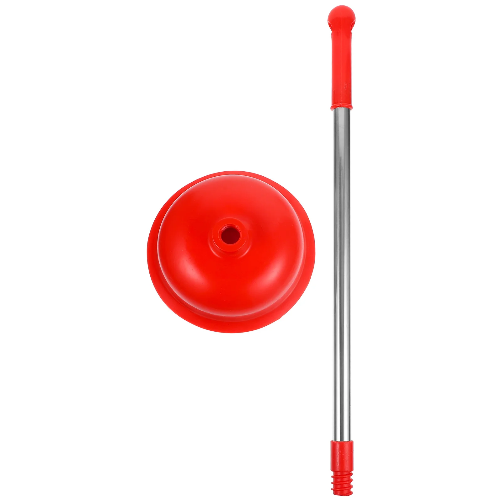 

Home Bathroom Closestool Plunger Clogging Cleaning Tool Suction Plunger With Tray Long Handle Kitchen Office Hotel Use