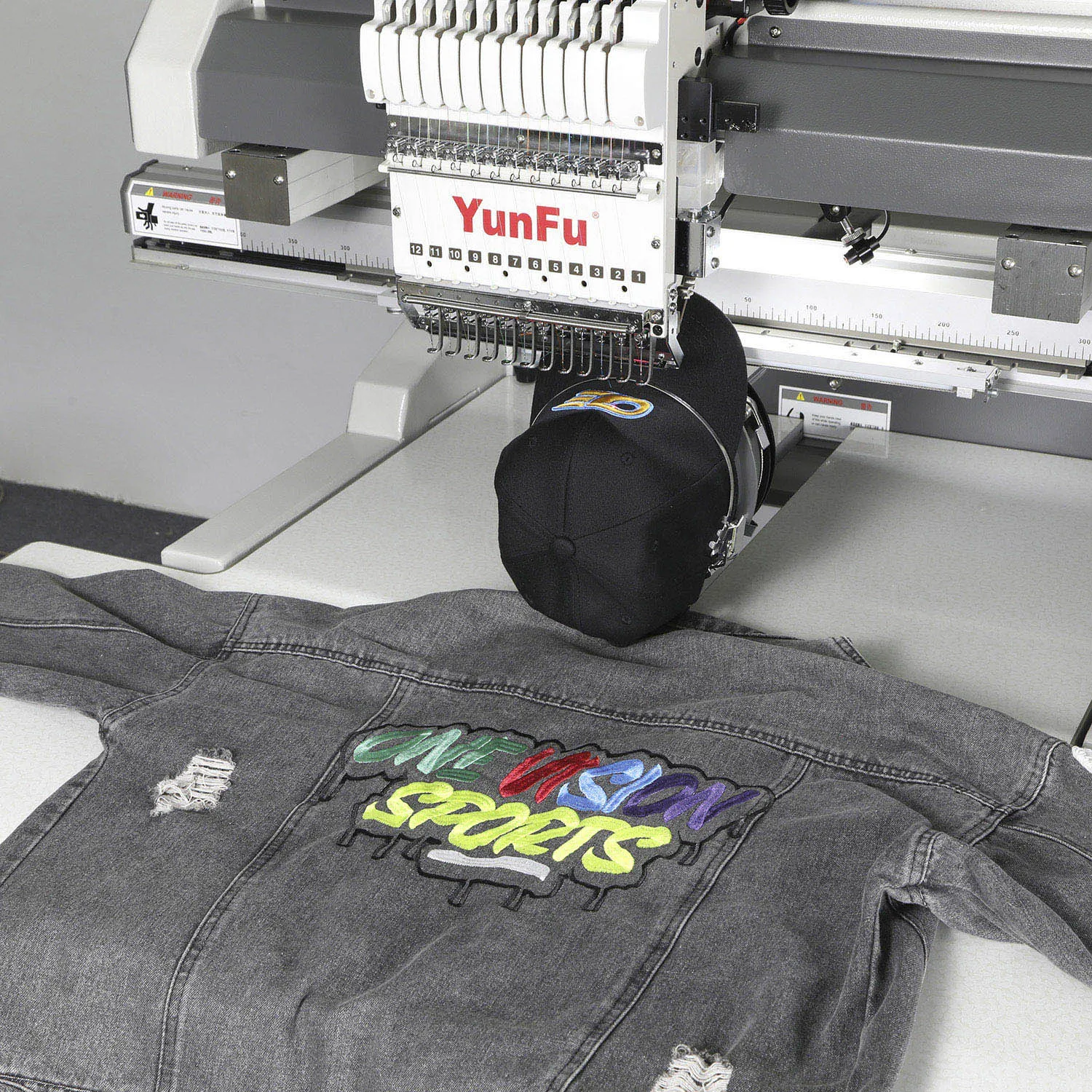 New Dahao Cap Flat Garments Computerized Embroidery Machine 1200 RPM 500x800mm Embroidery Area Multifunctional Home Use Bearing