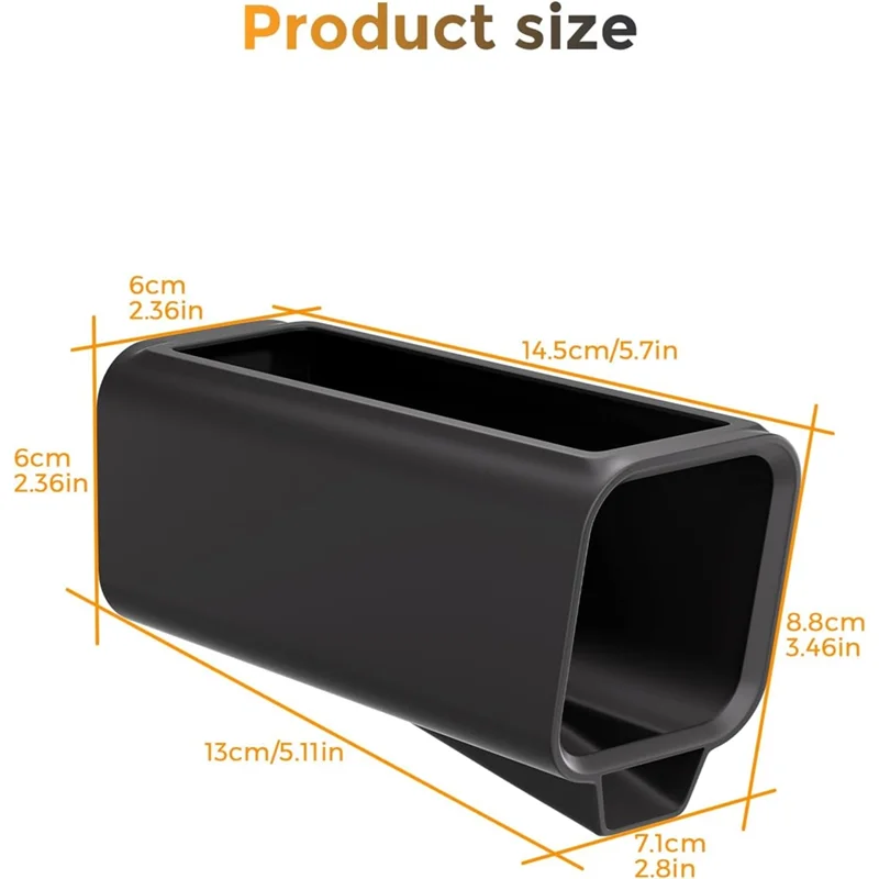 【USB-C Cable】Waterproof Silicone Case For Eufy S3 Pro Camera, For Eufy Security Camera(2-Pack Black)