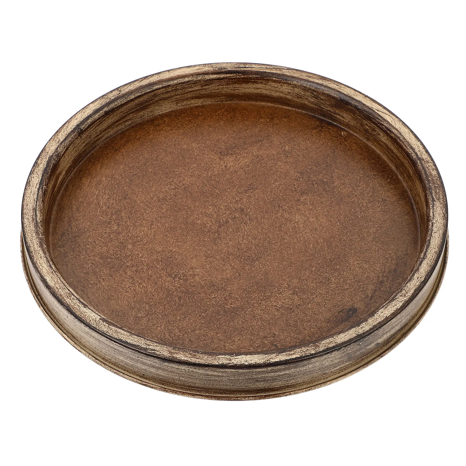 

American Style Fruit Tray Iron Serving Dish For Kitchen Living Room Bedroom Storage Snacks Bread Dessert Plate Fruits Tray