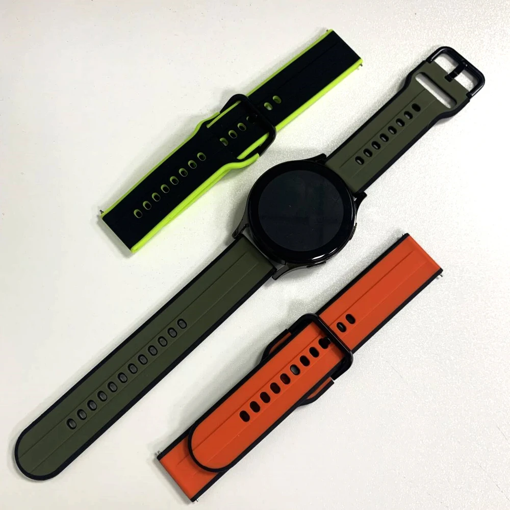 22mm 실리콘 소프트 밴드 SUUNTO 5/9 PEAK RACE S/2 RUN 교체용 스트랩 SUUNTO 9 PEAK PRO/DLC VERTICAL OCEAN 스포츠 팔찌용