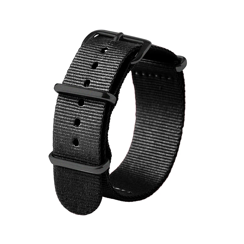 Classic Nylon Fabric Watch Band For traditional watch Strap with Black Buckle High Quality Watch Bracelet Accessories 20mm