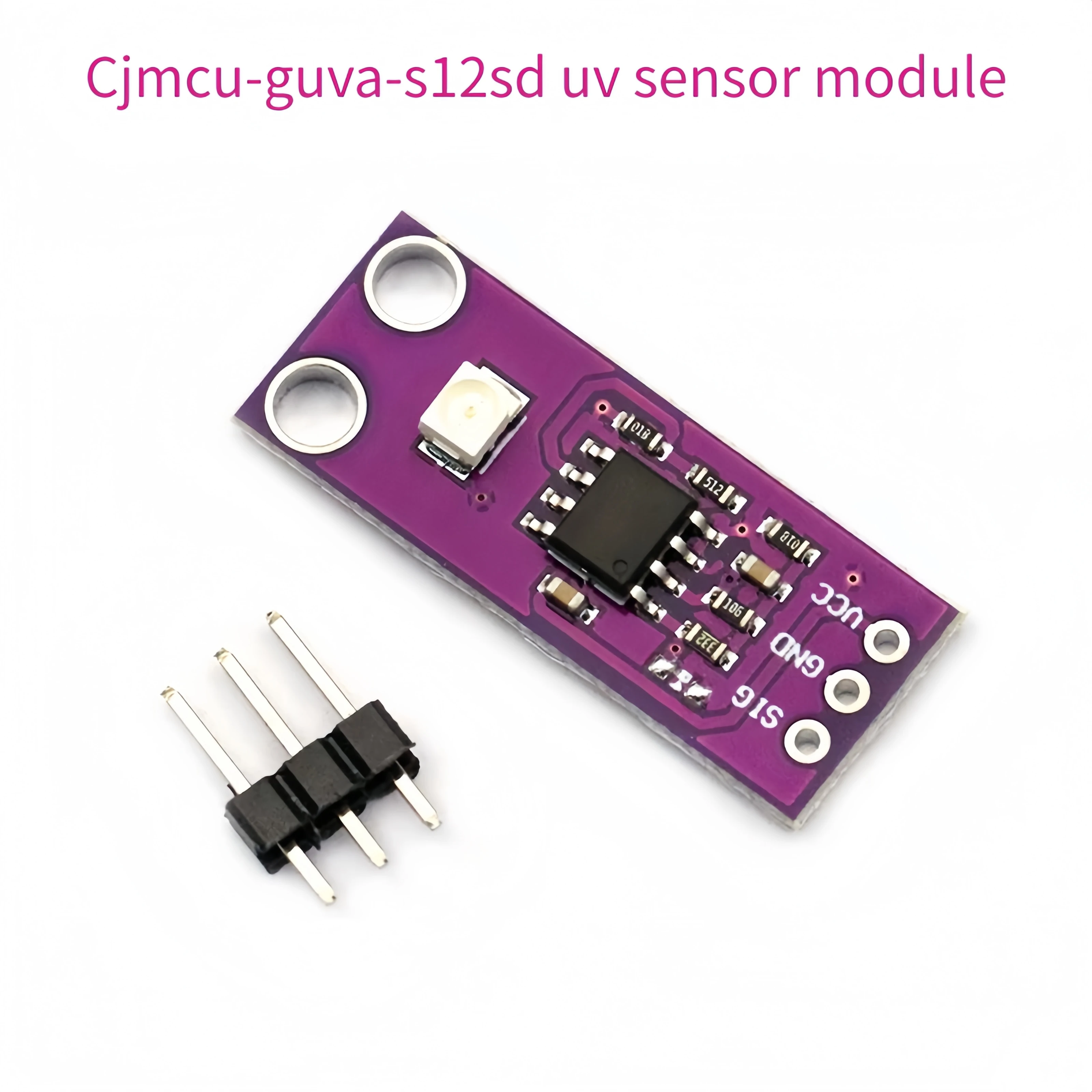 1pcs GUVA-S12SD UV detection sensor module - Electronic printed circuit board module, 240nm - 370nm, suitable for Arduino