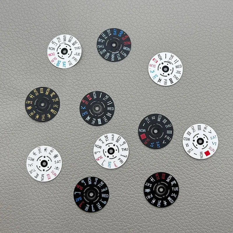 NH35 NH36 Movement Kanji Dial SKX007 Tuna Watch Movement Date Week Wheel Crown at 3.0 3.8 4.1 Watch Repair Replace Parts