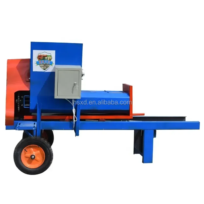 Straw Compressor Machine for Grass Storage and Packaging Grain Wheat Straw Pressing Bundling Equipment Double Cylinder