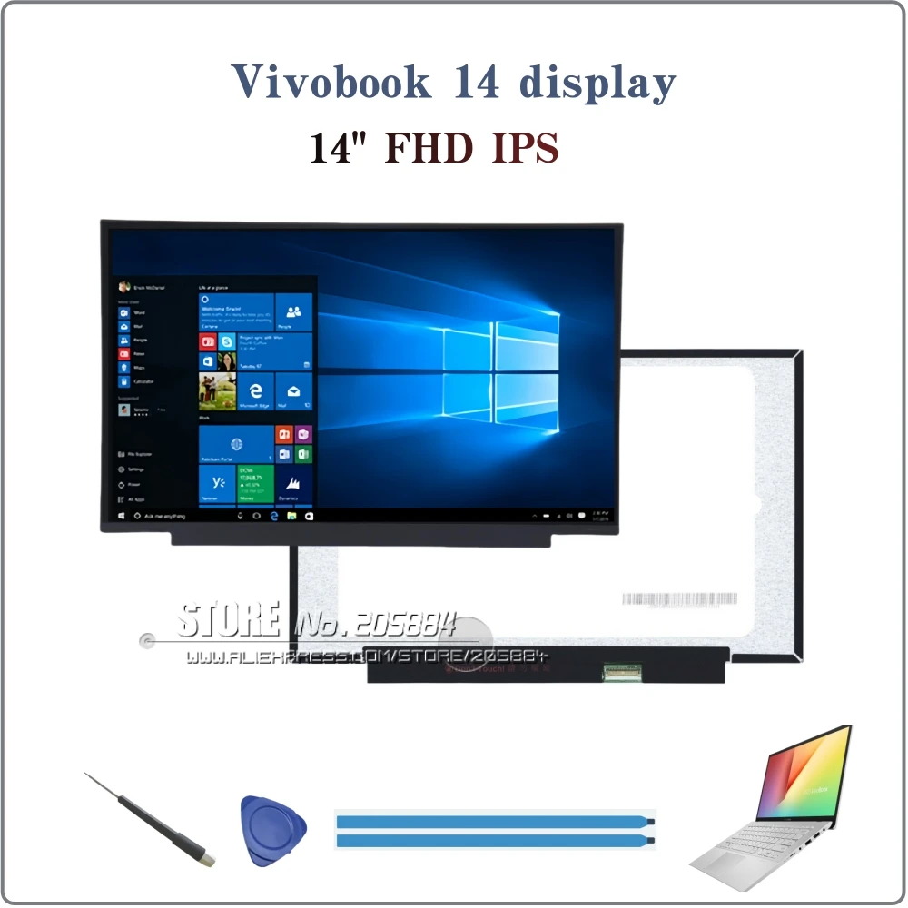 

14-дюймовый ЖК-дисплей для ноутбуков ASUS VivoBook X415JA/JF/JP/MA X420FA X403FA X405UQ X405UA X442UA X420UA