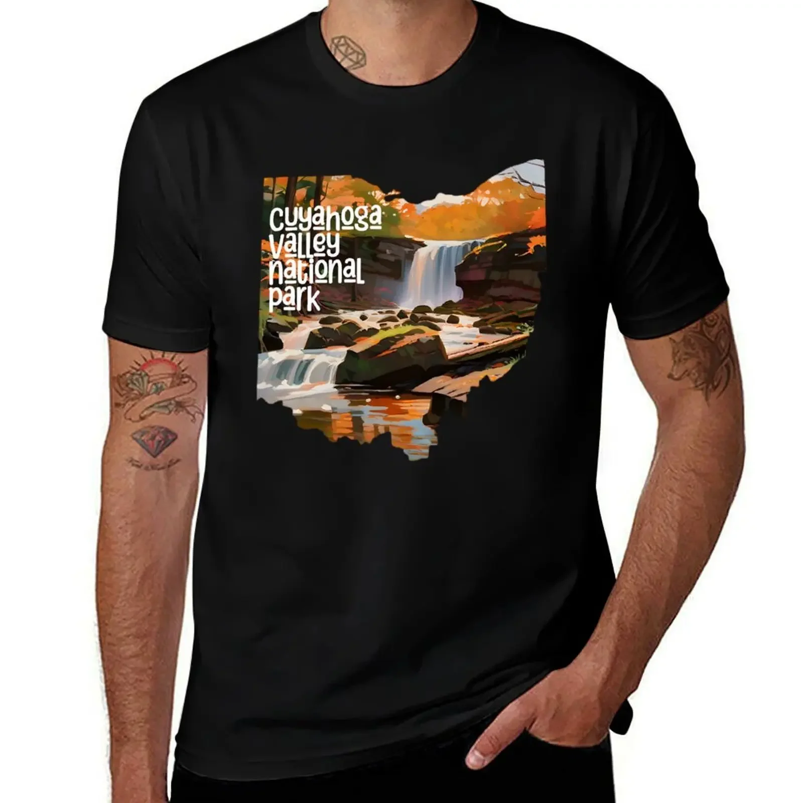 

Cuyahoga Valley National Park T-Shirt plus sizes oversize t-shirts man kawaii clothes anime tshirt mens cotton t shirts