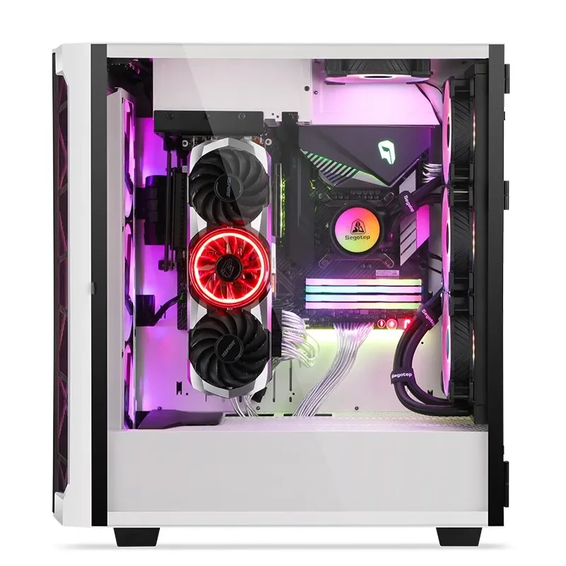 Segotep Phoenix T1 EATX Full Tower Gaming PC Komputer stacjonarny Gaming ITX Obudowa ATX Obudowa komputera i wieże CPU